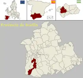 Localisation de La Puebla del Río