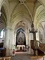 Nef, 3e&nbsp;travée, vue vers l'est.