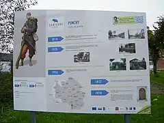 Panneau d'informations.