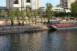 Lieu de rassemblement les jours ensoleillés.