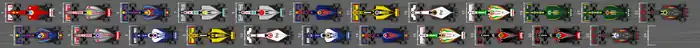 Photo de la grille de qualification du Grand Prix