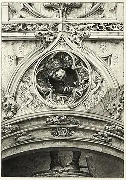 Quasimodo. Eau-forte d'Adolphe-Alphonse Géry-Bichard d'après un dessin de Luc-Olivier Merson, 1889.
