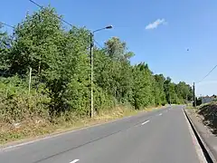 La base du mur d'enceinte existe encore.