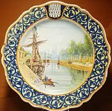 Assiette Port de Quimper.