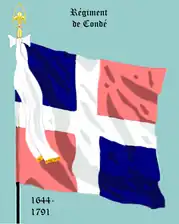 drapeau d’ordonnance de 1659 à 1791
