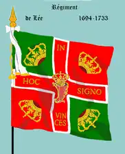 régiment de Lée de 1694 à 1733