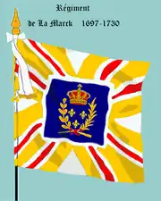 régiment de La Mark de 1697 à 1730