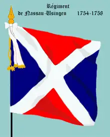 régiment de Nassau-Usingen de 1754 à 1758
