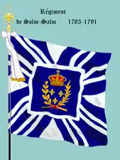 régiment de Salm-Salm de 1783 à 1791
