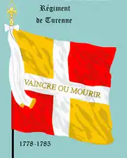 régiment du maréchal de Turenne de 1778 à 1785