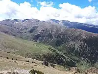 La réserve naturelle nationale de la vallée d'Eyne, vue depuis la crête de Cambra d'Ase