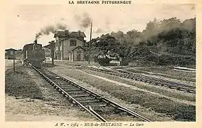 Gare de Mûr-de-Bretagne.