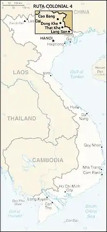 Bataille de la RC 4, participation : 1er BEP, III/3e REI, octobre 1950.