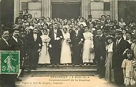 Couronnement de la rosière de Bagnolet 1913.