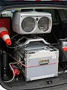 Radar embarqué dans un véhicule appelé "hibou".