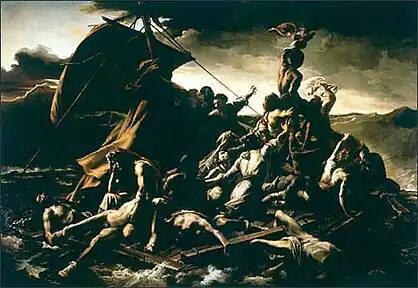 Copie du Radeau de La Méduse.