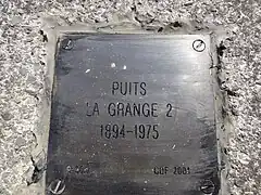 Puits La Grange no&nbsp;2, 1894-1975.