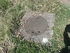 La tête de puits matérialisée no&nbsp;1.