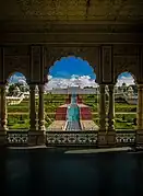 Jardin moghol au Ramoji Film City.