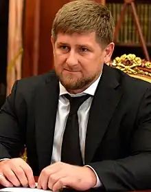 Ramzan Kadyrov, homme politique tchétchène, 2014