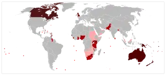 Carte des royaumes et territoires