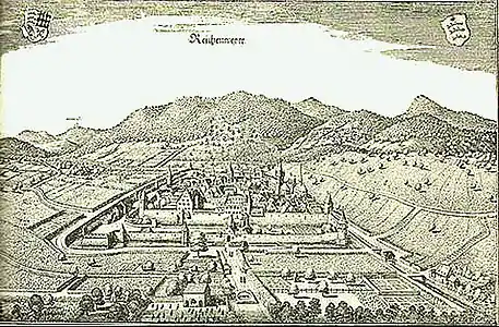 Vignoble de Reichenweier (Riquewihr) au XVIIIe&nbsp;siècle.