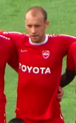 Renaud Cohade en 2010 sous le maillot du Valenciennes FC.