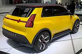 Vue arrière du concept.