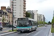 Bus 41ex sur l'axe est-ouest entre Cesson et Rennes.