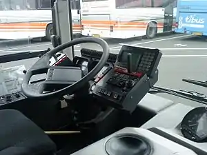 Poste de conduite Renault.