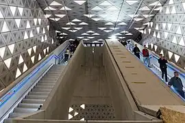 ...ou ici à la station Colombier.