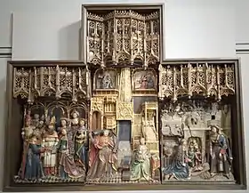 Retable de la vie de la Vierge de la chartreuse de Thuison (début XVIe siècle)