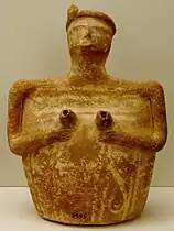 Rhyton anthropomorphe, période prépalatiale, 2300-2000 av. J.-C.