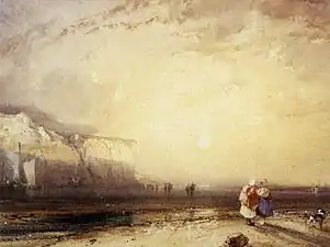 Coucher de soleil dans le Pays de CauxRichard Parkes Bonington (1828)Londres, Wallace Collection