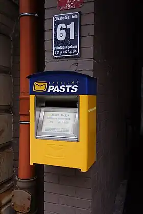 logo de Latvijas Pasts