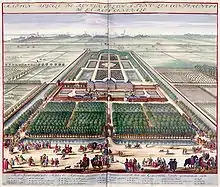 Huis ter Nieuwburg en 1697, lieu de discussion du traité de Ryswick.