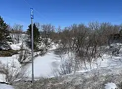 Rivière des Chutes, signalisation du pont P-19912[5]