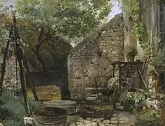 Cour de ferme, non datée.