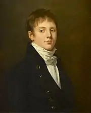 Portrait de Charles Angélique François Huchet, comte de La Bédoyère (1786-1815), Robert Lefèvre, 1803, Musée national du Château de Malmaison