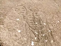 Roche gravée du Petit Carbet, Trois-Rivières.