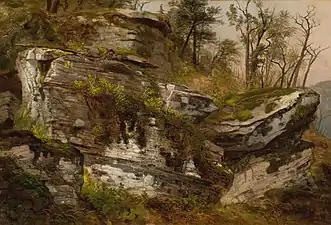 Rocky Cliff (vers 1860), Reynolda House Museum of American Art&nbsp;(en), Winston-Salem, Caroline du Nord