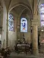 Collatéral nord, chapelle de la Vierge.