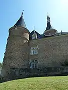 Château vu de l'ouest.
