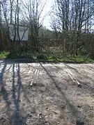 Ancienne voie ferrée militaire du dépôt de munitions.