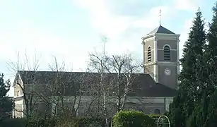 L'église côté jardins