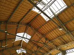 Charpente métallique Polonceau .