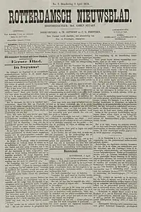 Image illustrative de l’article Rotterdams Nieuwsblad