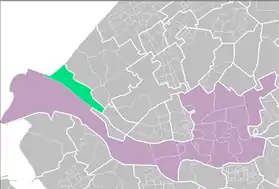 Localisation de Hoek van Holland