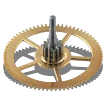 Mobile horloger dans un mouvement d'horlogerie