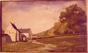 Rouge-Cloître, huile, 1897 (22,5&nbsp;×&nbsp;13,7&nbsp;cm).